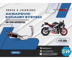 order a luxurious Akrapovic exhaust system