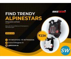 Find trendy Alpinestars-riding jackets and boots - 1