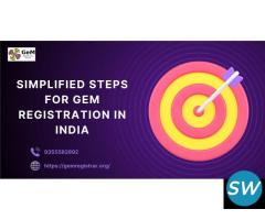 Simplified Steps for GeM Registration in India - 1