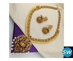 Buy Temple Jewellery Set Online - 1