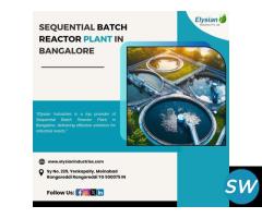 Sequential Batch Reactor Plant in Bangalore