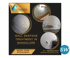 Wall seepage waterproofing services in Bangalore - 1