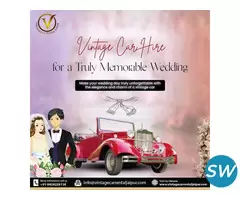 vintage car on rent in jaipur price - 1