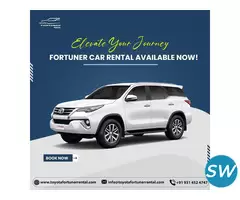 fortuner car hire in rajasthan - 1