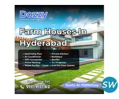 Best Dozzy Farmhouse Rentals around Hyderabad - 1