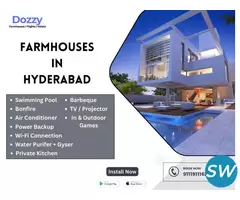 Dozzy FarmHouse Rental Service In Hyderabad - 1