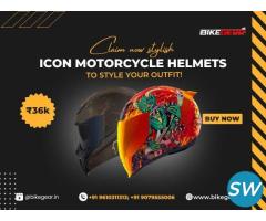 Claim now stylish Icon motorcycle helmets