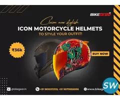 Claim now stylish Icon motorcycle helmets - 1