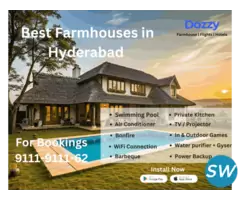 Rent a Dozzy Farmhouse in Hyderabad Today - 1