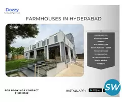 Rent a budget friendly farmhouse in hyderabad