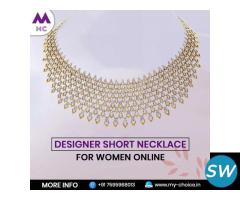 Designer Short Necklace for Women Online