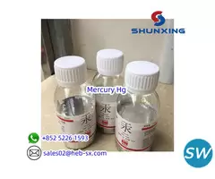 Supply of mercury/hg/silver liquid 99.9999%！！