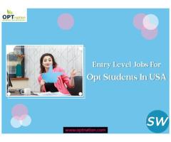 Entry Level Jobs for OPT Students in USA