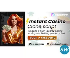 Instant Casino Clone Script at low cost - 1