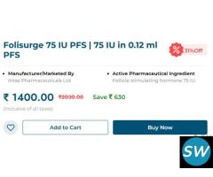 Folisurge 300IU PFS at huge discount