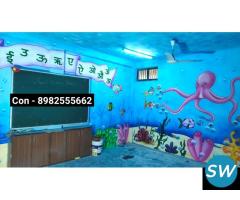 play school wall painting artist in jabalpur