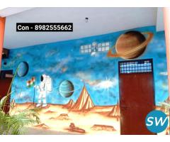 play school wall painting artist in raipur