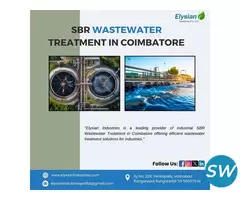 SBR Wastewater Treatment in Coimbatore - 1
