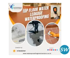 Top floor water leakage Waterproofing in Bangalore - 1