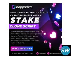 Stake Clone Script – Launch Your Casino Instantly!