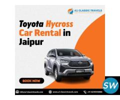 Toyota Hycross Car Rental in Jaipur