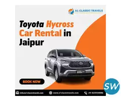 Toyota Hycross Car Rental in Jaipur