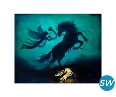 Mixed Media Painting On Canvas