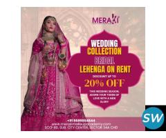 Bridal Lehenga On Rent in Chandigarh