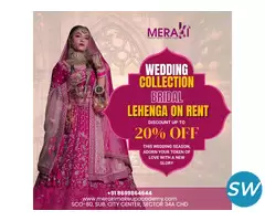 Bridal Lehenga On Rent in Chandigarh - 4