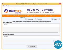 MSG to VCF Conversion Software