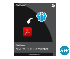 FixVare NSF to PDF Converter