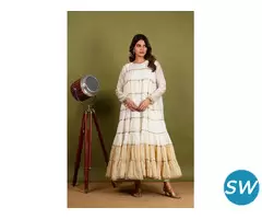 Sanganeri print suits Jaipur