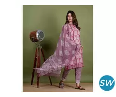 Sanganeri print suits Jaipur