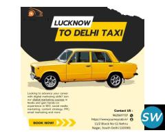 Lucknow to Delhi Taxi Service Now Offering Easy