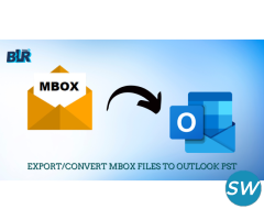 Export MBOX to PST by BLR MBOX Converter Tool