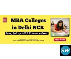 MBA Colleges in Delhi NCR, Fees, Entrance Exam