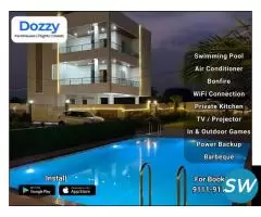 Farmhouse with swimming pool for rent in Hyderabad - 1