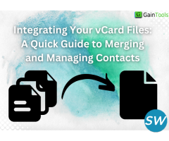 Merge vCard Files Now with GainTools