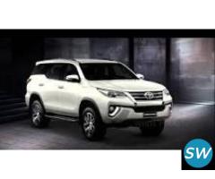 Toyota Fortuner Car Hire In Bangalore