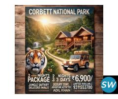 Corbett national Park 2 Nights 3 Days INR:6900/-