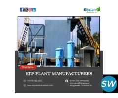 ETP Plant Manufacturers in Hyderabad