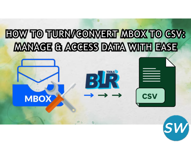 Convert MBOX to CSV with BLR MBOX Converter Tool - 1