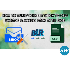 Convert MBOX to CSV with BLR MBOX Converter Tool - 1