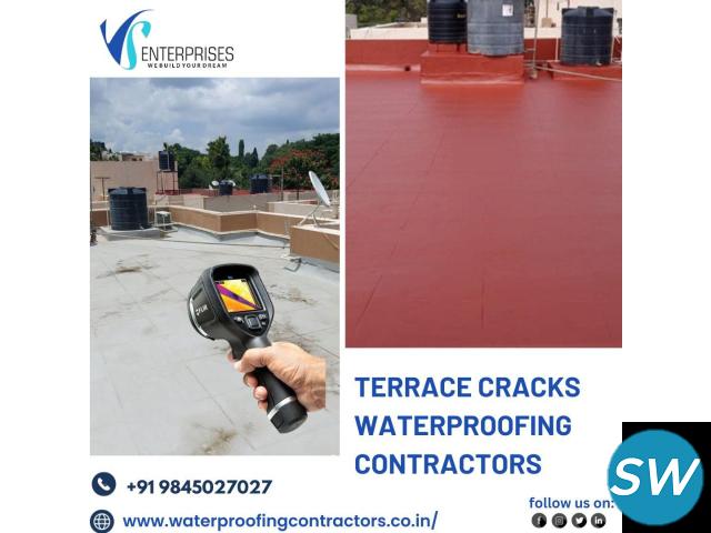 Terrace Cracks Waterproofing Contractors - 1