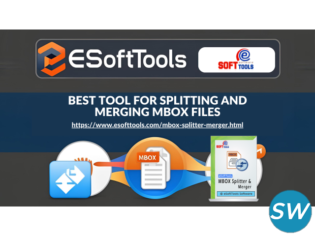 eSoftTools MBOX Splitter and Merger Software - 1