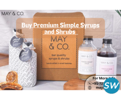 Buy simple syrups from May & Co. Today!