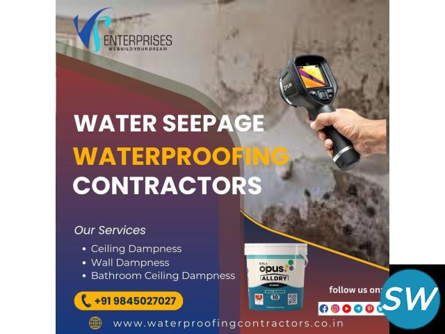 Water Seepage Waterproofing in Whitefield - 1