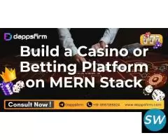 MERN stack casino betting web solutions