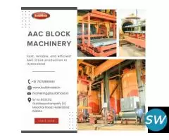 AAC Block Machinery Manufacturers in india