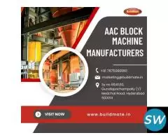 AAC Block Machine Manufacturers in Hyderabad